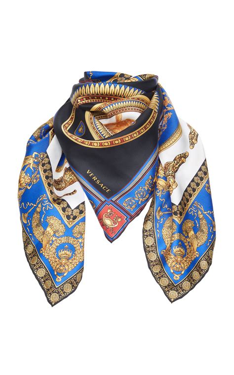 versace 1969 silk scarf|Versace scarf price.